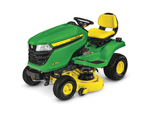 John Deere X350 Riding Lawn Tractor - Side Discharge